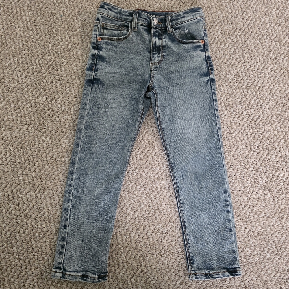 (2/$15) Zara Boys Slim Jeans In Acid Wash